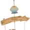 3ft. Blue Ceramic Shell Handmade Ombre Windchime with Driftwood & Bead Accents
